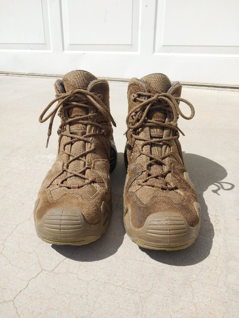 Lowa Men's Zephyr Mid TF Coyote Op Hot Weather Tactical Combat Boots Size US 13